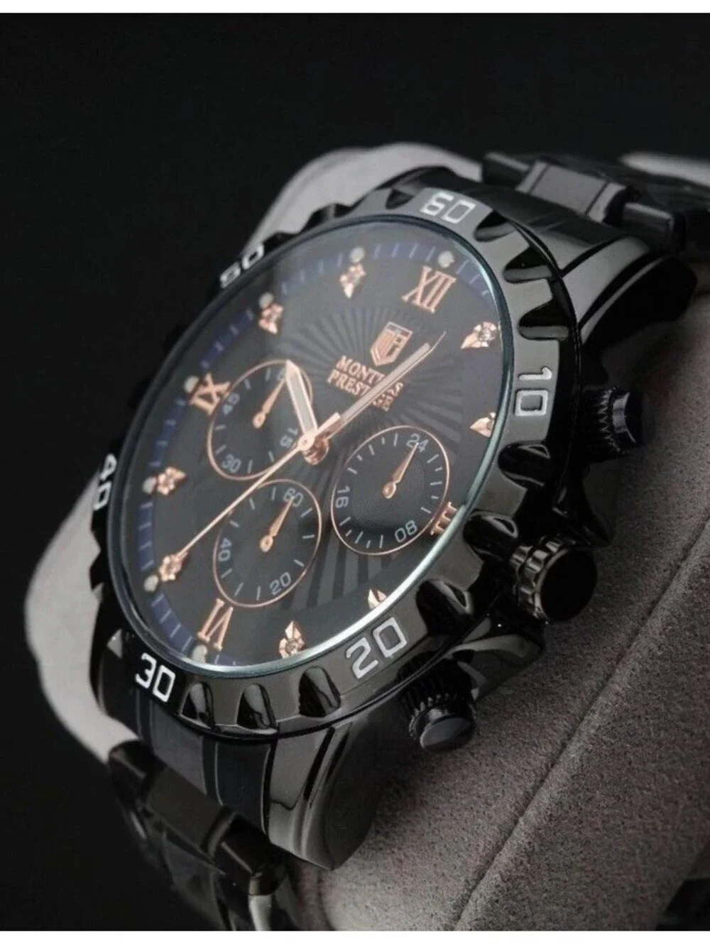 Montres Prestige X Invicta MPW-0331 Men's 44mm Black Quartz Watch New Boxed